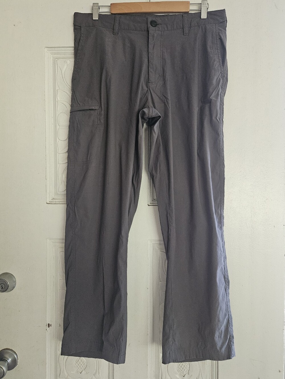 UNIONBAY Men's Cargo Hiking Pants in Gray 34x30